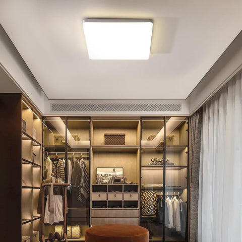 Riserva LED Ceiling Light, 48W Ceiling Lamp Square, 4000K White Panel Lamp Modern for Kitchen, Bedroom, Living Room, Hallway, Balcony