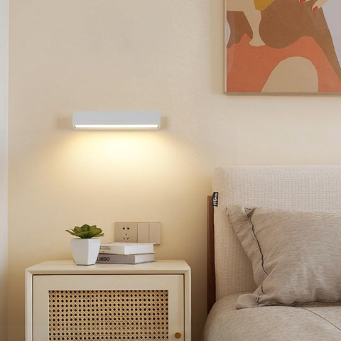 Riserva 16W Outdoor Wall Lights, 3000K IP65 Outside Lights White, Outdoor Wall Lamp Modern for Garden, Terrace, Patio, Garage